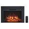 Edendirect 28'' Ventless Electric Fireplace Insert, Remote Control, Adjustable Led Flame Brightness, 750/1500W EF447B - alternate 2